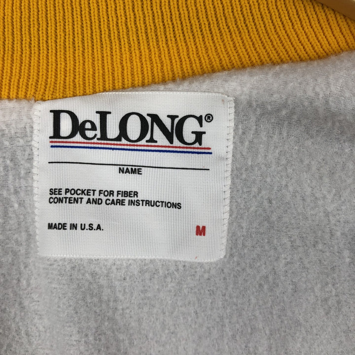 90'S DeLONG Vintage Blouson, Made in USA, Men's Size M unclear navy blue type Vintage Second Hand