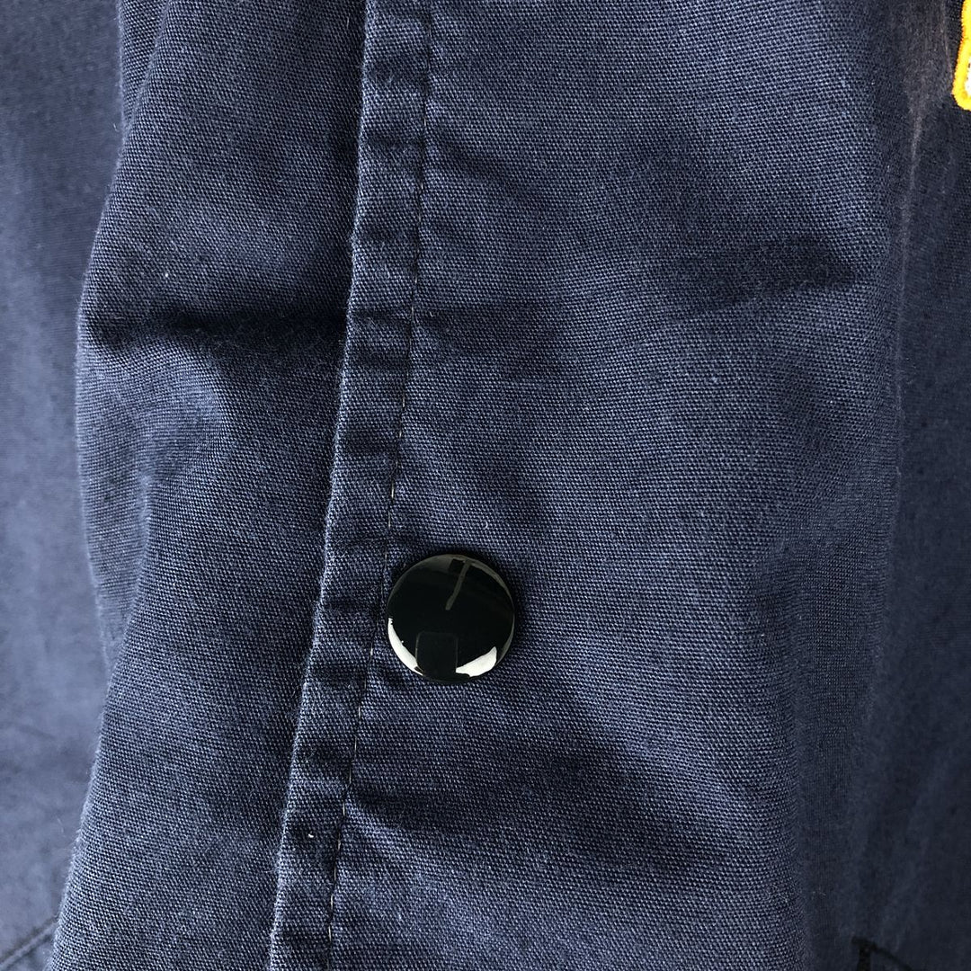 90'S DeLONG Vintage Blouson, Made in USA, Men's Size M unclear navy blue type Vintage Second Hand