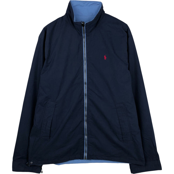 Ralph Lauren POLO by Ralph Lauren reversible cotton jacket, men's size XL cotton navy blue type Vintage Second Hand
