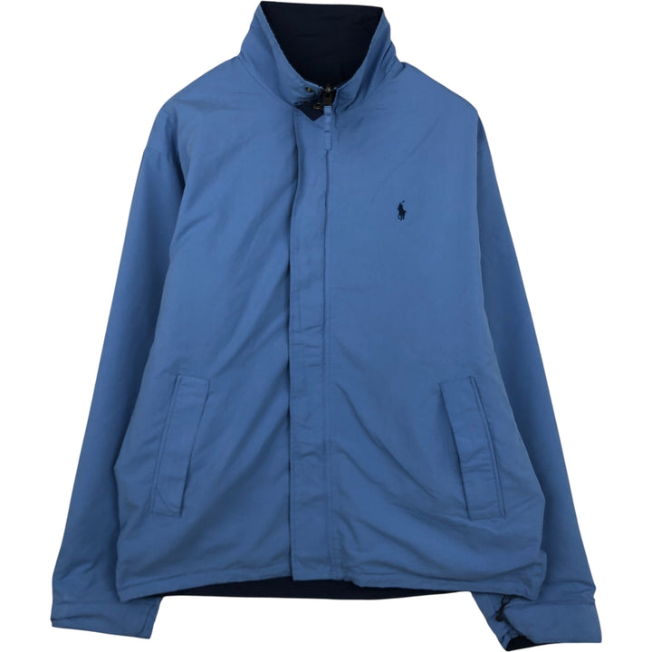 Ralph Lauren POLO by Ralph Lauren reversible cotton jacket, men's size XL cotton navy blue type Vintage Second Hand