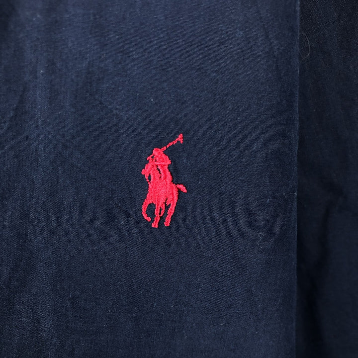 Ralph Lauren POLO by Ralph Lauren reversible cotton jacket, men's size XL cotton navy blue type Vintage Second Hand