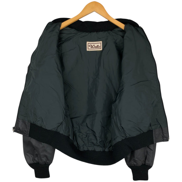 90'S Walls Derby Jacket, Cup Shoulder, Men's, Size L, Vintage unclear black type Vintage Second Hand