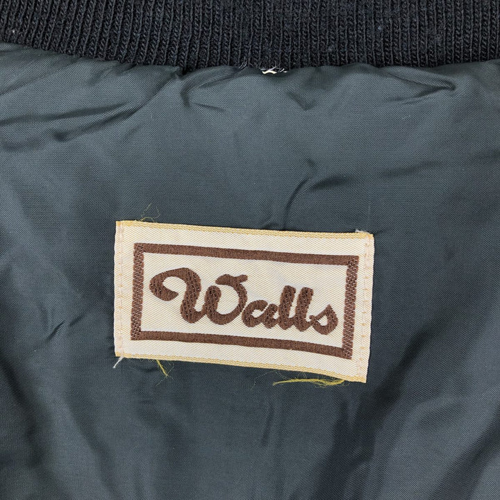 90'S Walls Derby Jacket, Cup Shoulder, Men's, Size L, Vintage unclear black type Vintage Second Hand