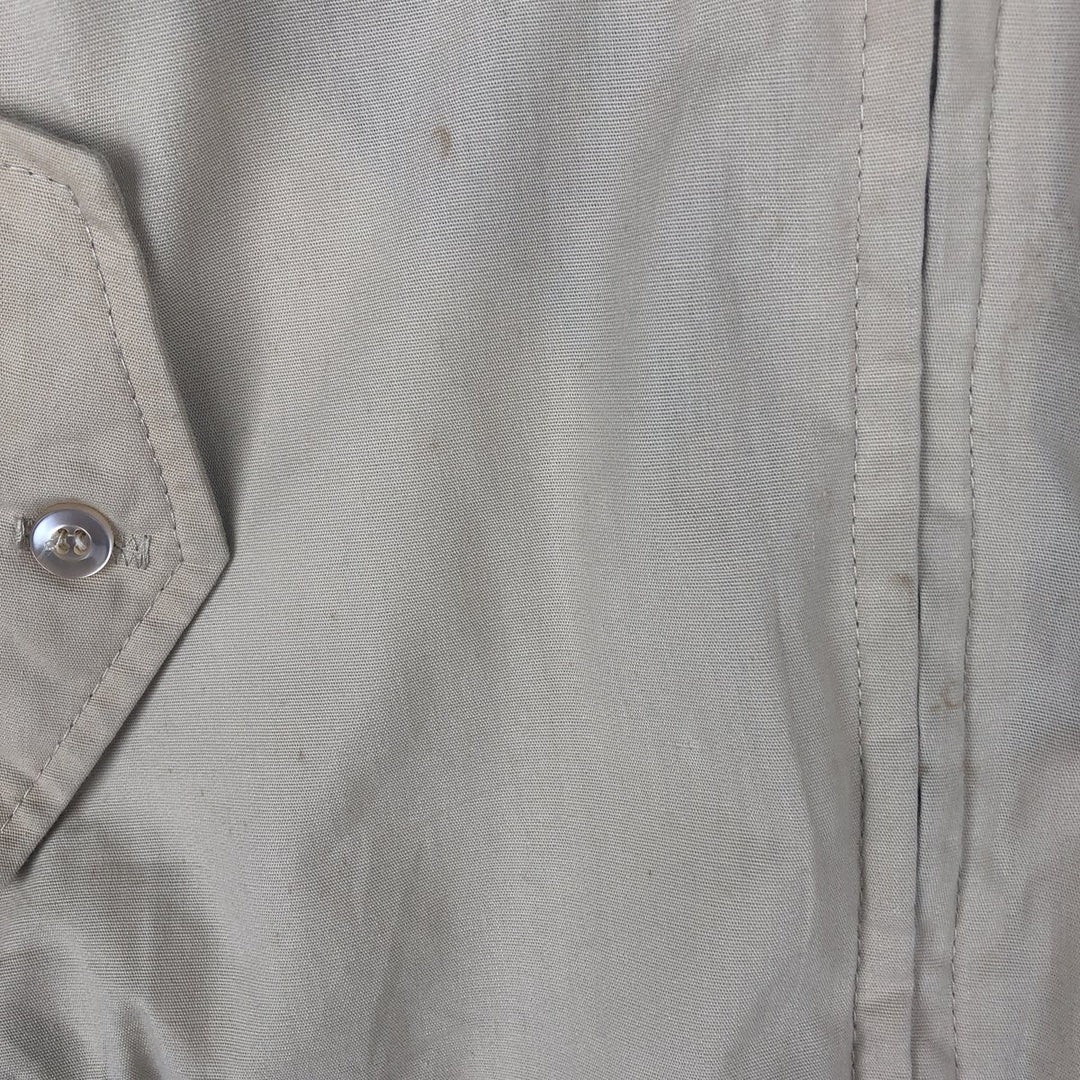 90'S American Eagle Outfitters Custom Jacket, Men's Size L, Vintage polyester Beige type Vintage Second Hand