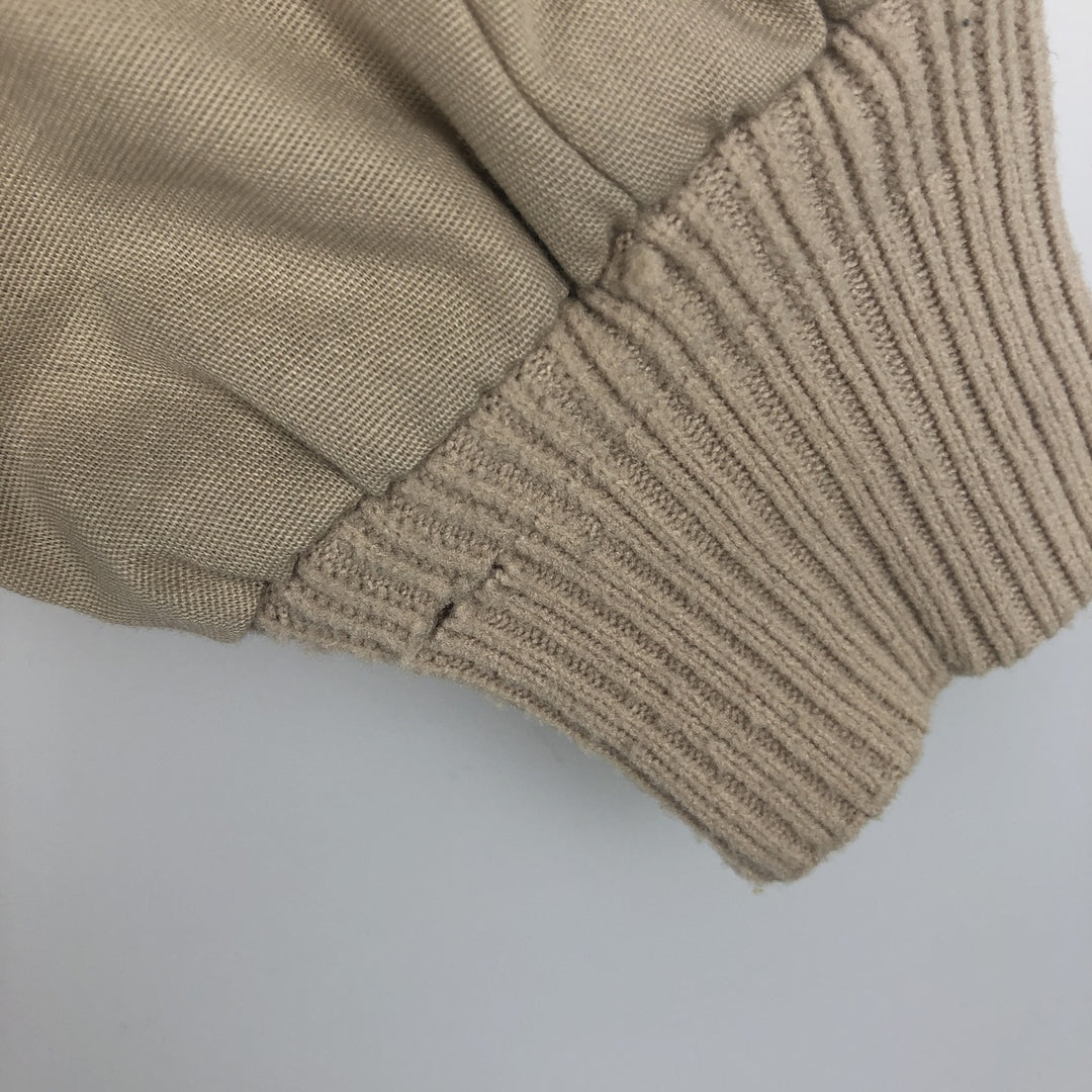 90'S American Eagle Outfitters Custom Jacket, Men's Size L, Vintage polyester Beige type Vintage Second Hand