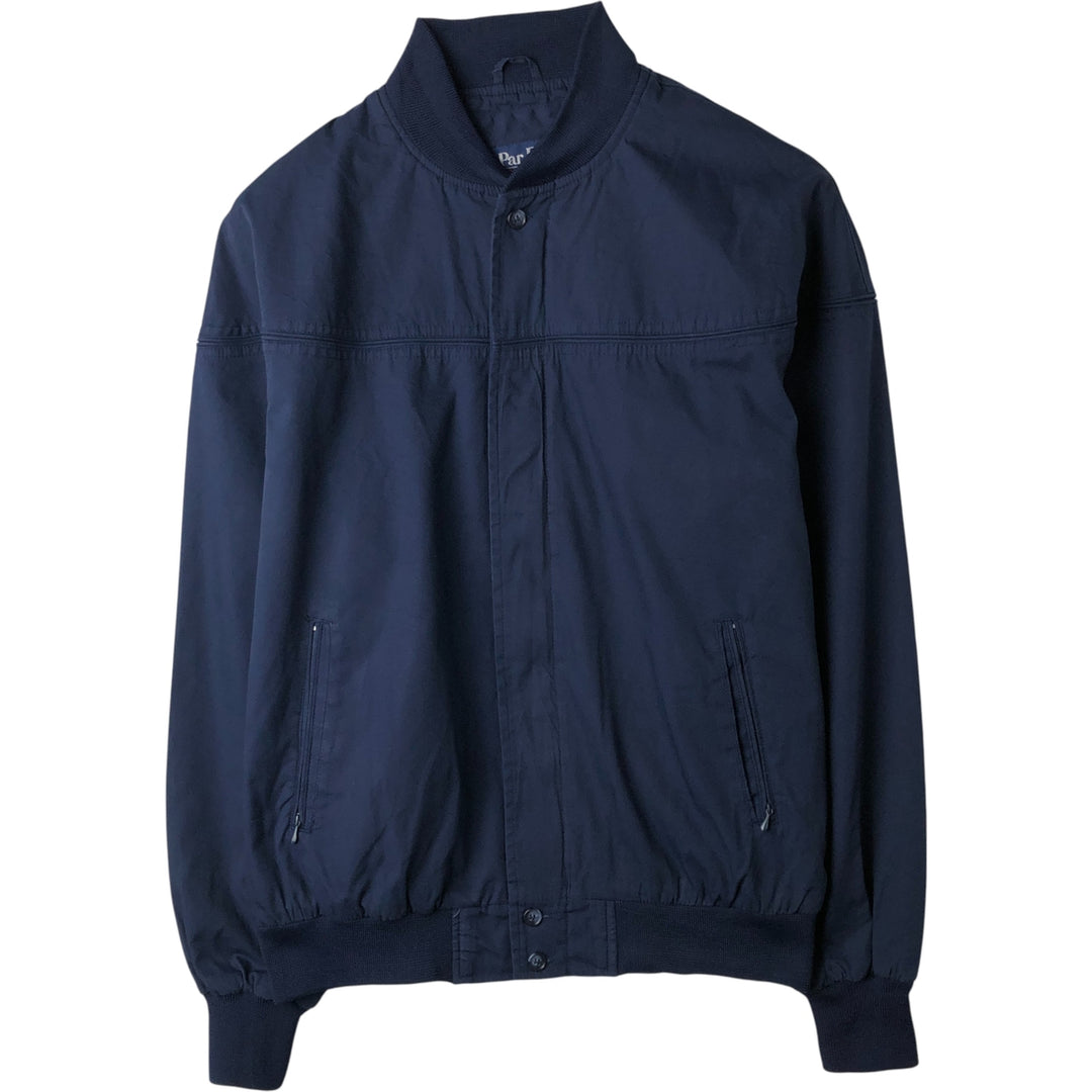 Par Four Derby Jacket, Cup Shoulder Jacket, Men's Size L cotton navy blue type Vintage Second Hand