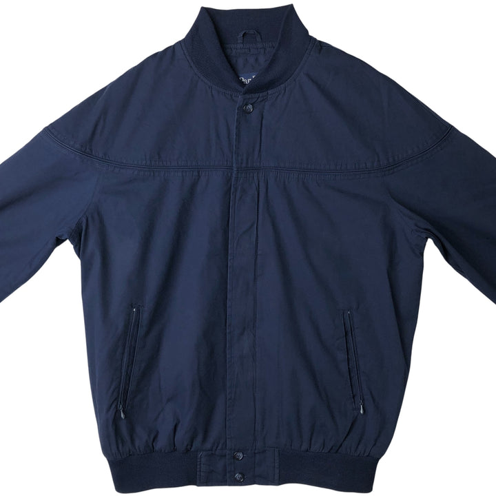 Par Four Derby Jacket, Cup Shoulder Jacket, Men's Size L cotton navy blue type Vintage Second Hand