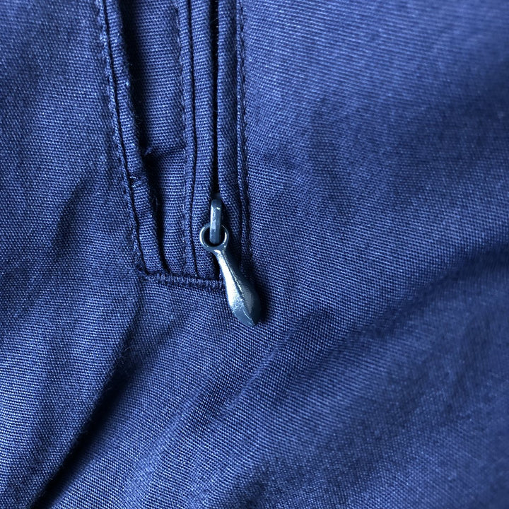 Par Four Derby Jacket, Cup Shoulder Jacket, Men's Size L cotton navy blue type Vintage Second Hand
