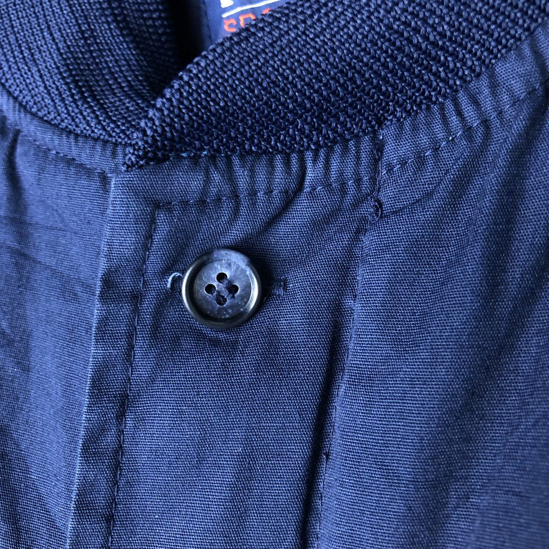 Par Four Derby Jacket, Cup Shoulder Jacket, Men's Size L cotton navy blue type Vintage Second Hand