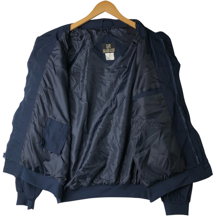 90s-00'S HABAND Derby Jacket, Cup Shoulder, Men's, Size XL, Vintage cotton navy blue type Vintage Second Hand