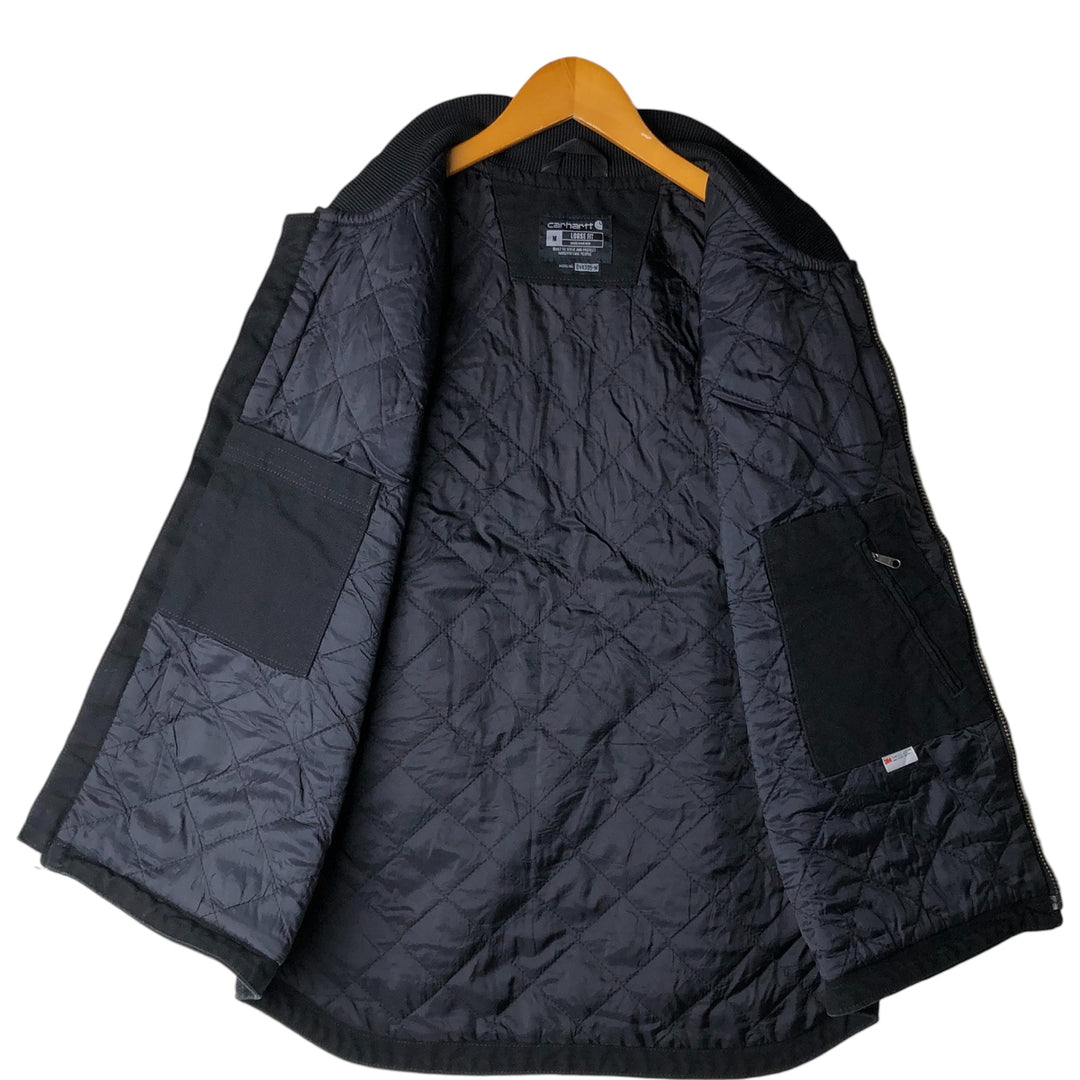 Carhartt Loose Fit Padded Duck Vest (Men's Size M) cotton black type Vintage Second Hand