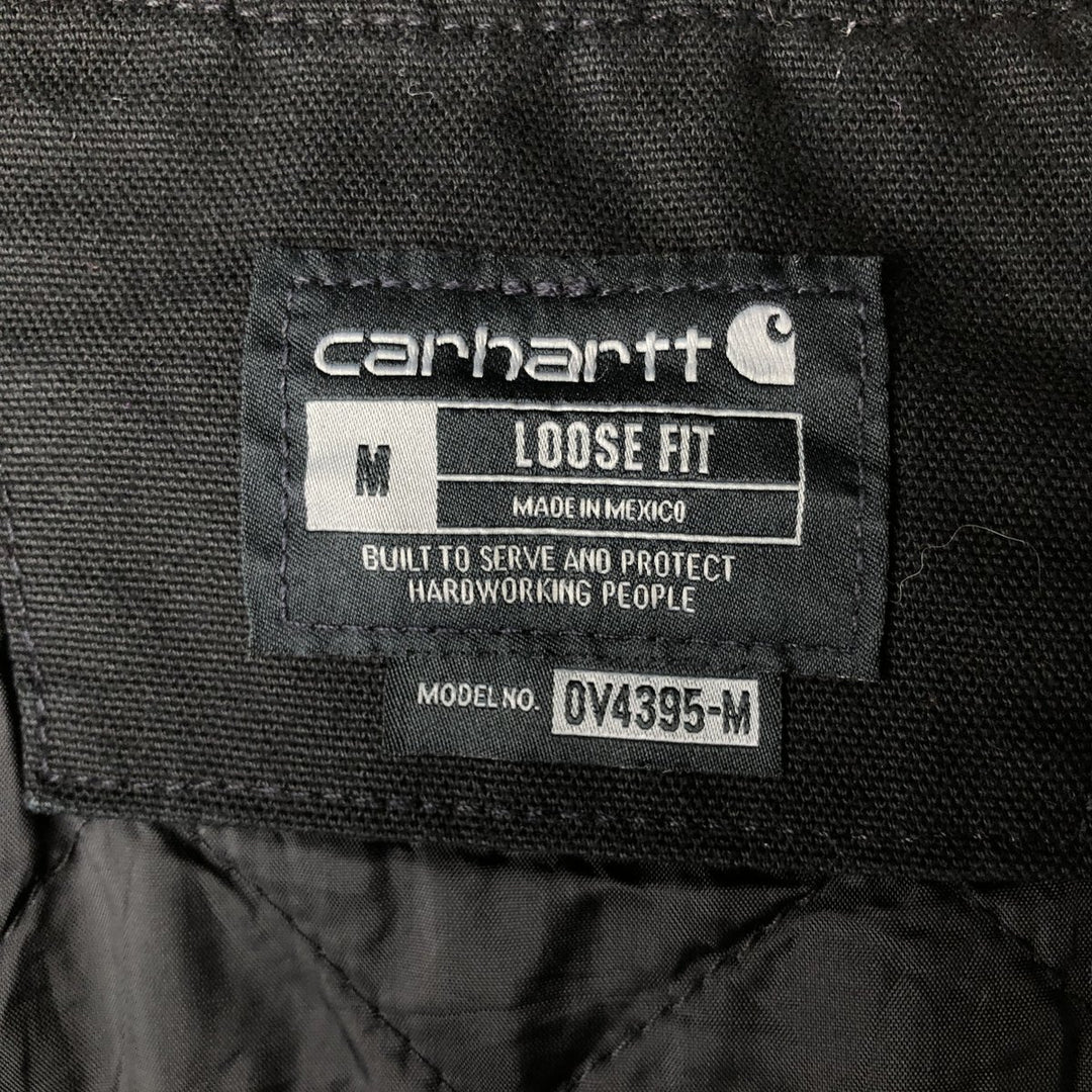 Carhartt Loose Fit Padded Duck Vest (Men's Size M) cotton black type Vintage Second Hand