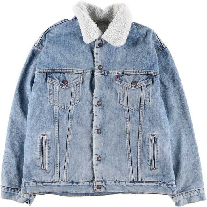 90'S Levi's 70609-4891 Padded Denim Jacket, Men's Size XL, Vintage cotton blue type Vintage Second Hand