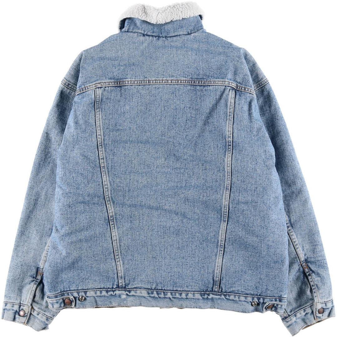 90'S Levi's 70609-4891 Padded Denim Jacket, Men's Size XL, Vintage cotton blue type Vintage Second Hand