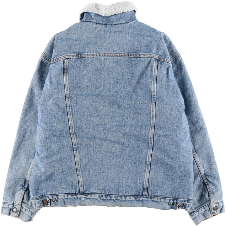 90'S Levi's 70609-4891 Padded Denim Jacket, Men's Size XL, Vintage cotton blue type Vintage Second Hand
