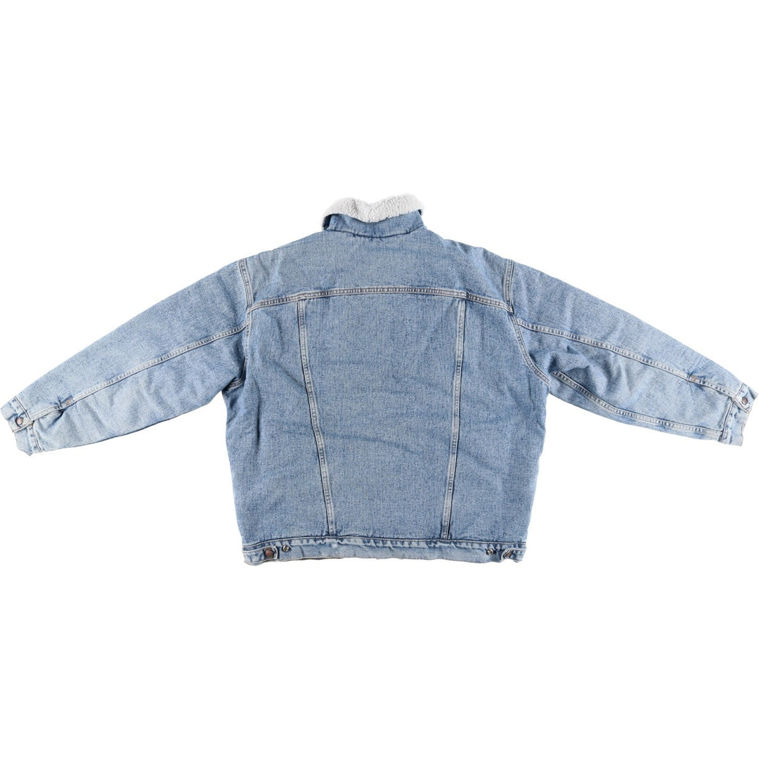 90'S Levi's 70609-4891 Padded Denim Jacket, Men's Size XL, Vintage cotton blue type Vintage Second Hand