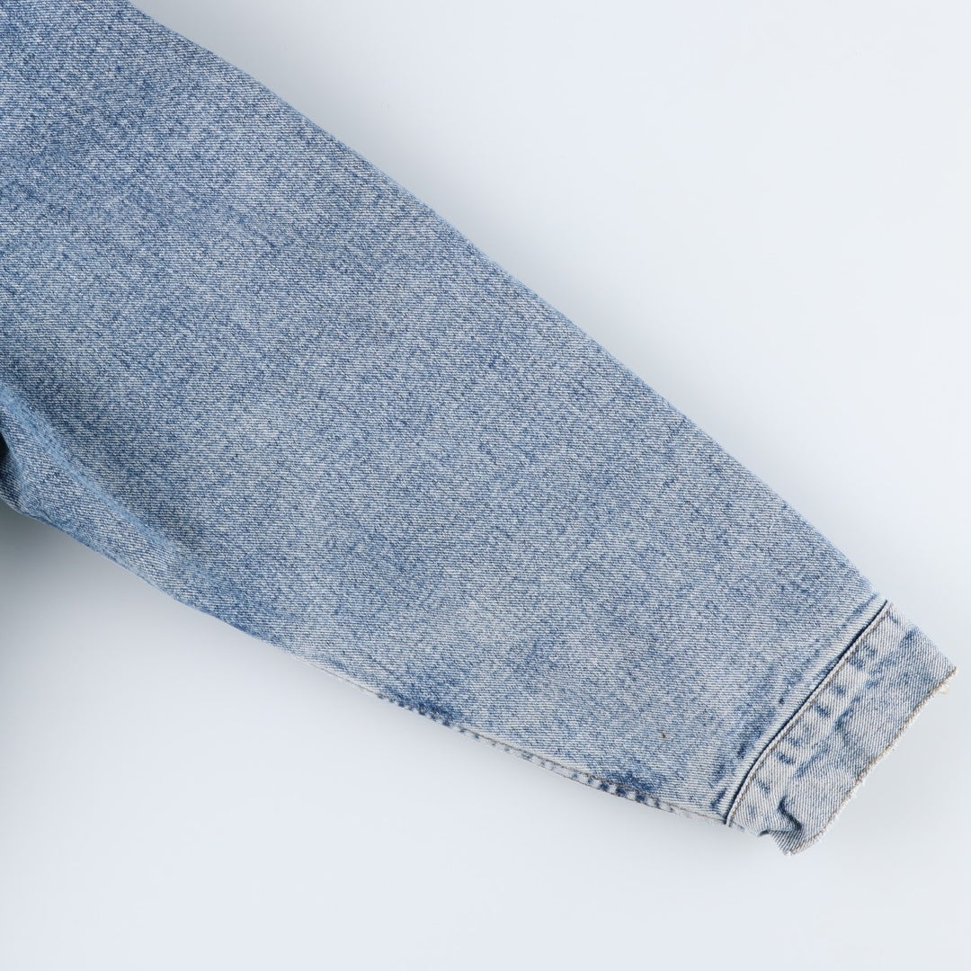 90'S Levi's 70609-4891 Padded Denim Jacket, Men's Size XL, Vintage cotton blue type Vintage Second Hand