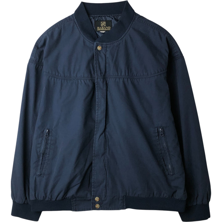90s-00'S HABAND Derby Jacket, Cup Shoulder, Men's, Size XL, Vintage unclear navy blue type Vintage Second Hand