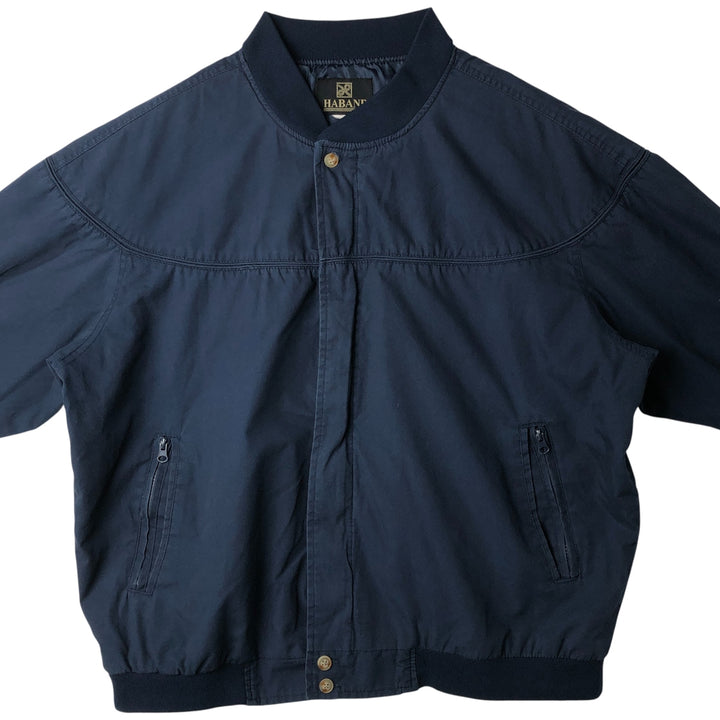 90s-00'S HABAND Derby Jacket, Cup Shoulder, Men's, Size XL, Vintage unclear navy blue type Vintage Second Hand
