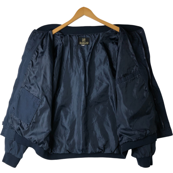 90s-00'S HABAND Derby Jacket, Cup Shoulder, Men's, Size XL, Vintage unclear navy blue type Vintage Second Hand