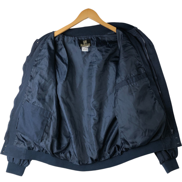 90s-00'S HABAND Derby Jacket, Cup Shoulder, Men's, Size XL, Vintage unclear navy blue type Vintage Second Hand