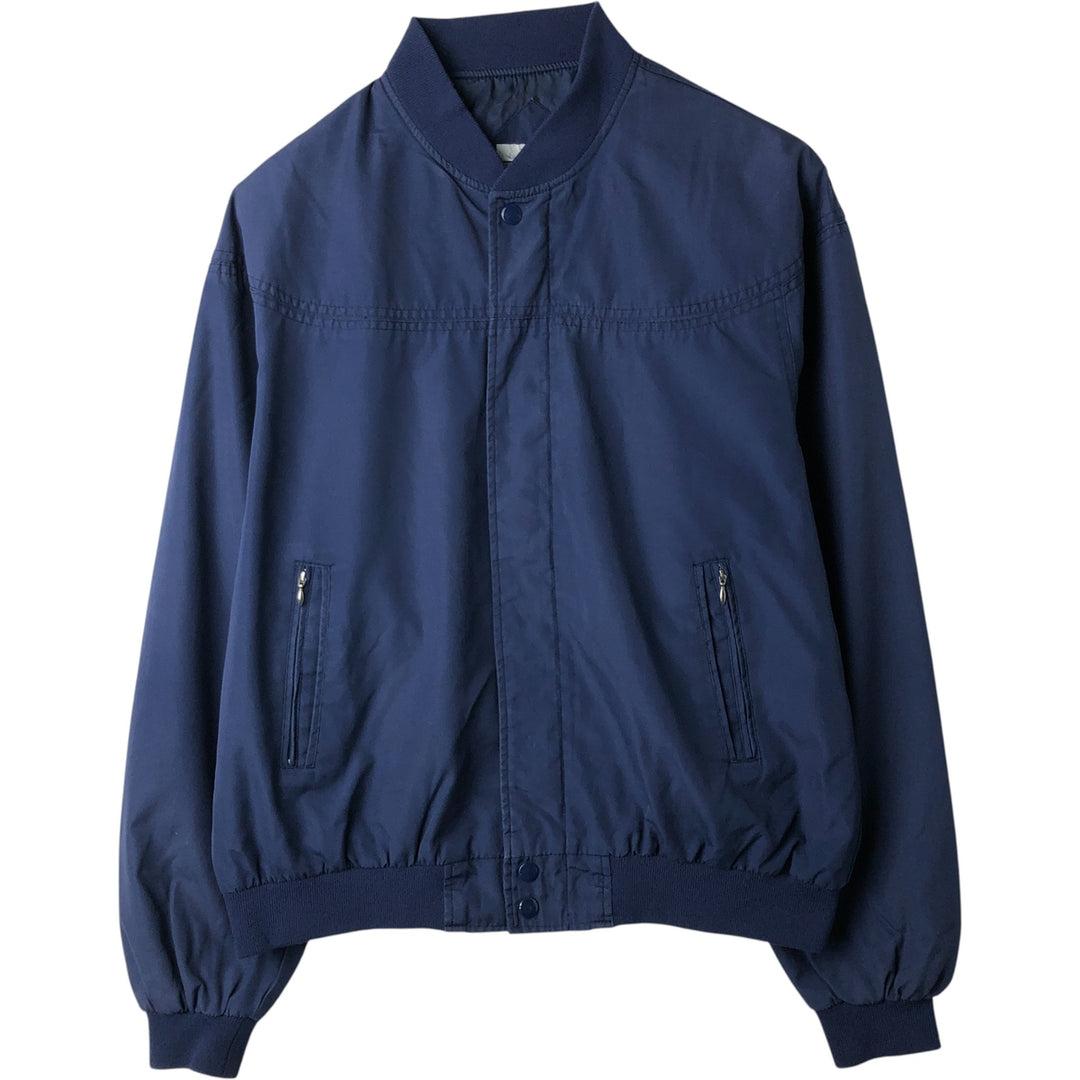 Vintage 80s-90'S Arnold Palmer Arnie Derby Jacket, Cup Shoulder, Men's XL cotton navy blue type Vintage Second Hand