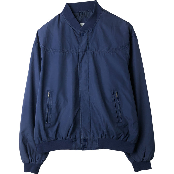 Vintage 80s-90'S Arnold Palmer Arnie Derby Jacket, Cup Shoulder, Men's XL cotton navy blue type Vintage Second Hand