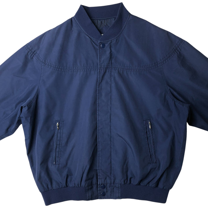 Vintage 80s-90'S Arnold Palmer Arnie Derby Jacket, Cup Shoulder, Men's XL cotton navy blue type Vintage Second Hand