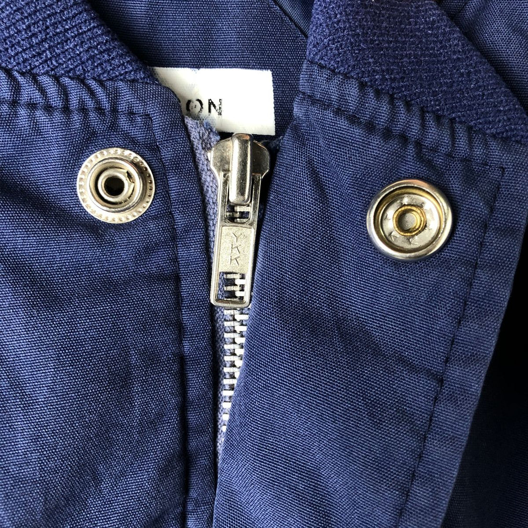 Vintage 80s-90'S Arnold Palmer Arnie Derby Jacket, Cup Shoulder, Men's XL cotton navy blue type Vintage Second Hand