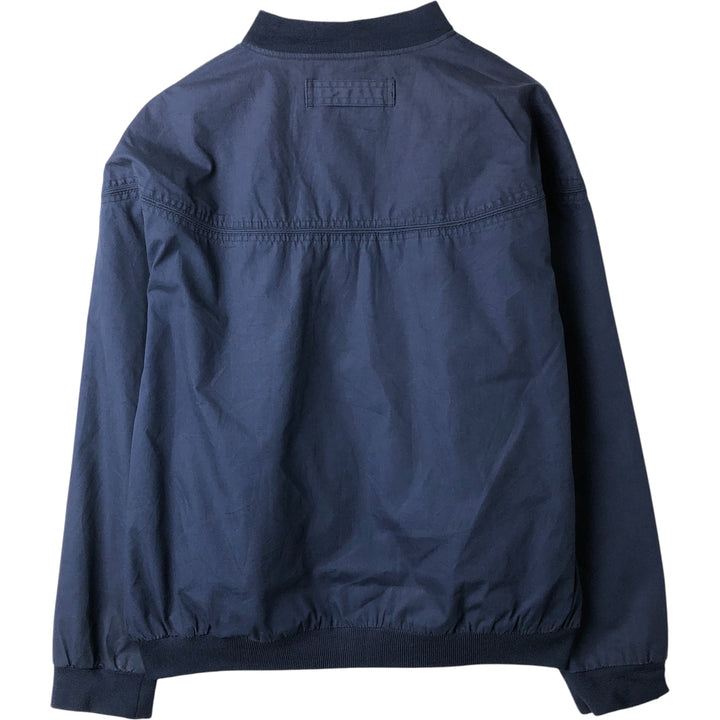 Vintage 90'S Windbreaker Derby Jacket with Cup Shoulder Strap, Men's XL unclear navy blue type Vintage Second Hand