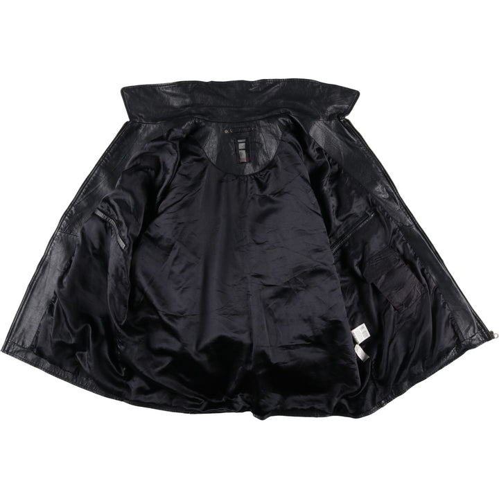 EASTWIND Leather Jacket Men's XXL Genuine Leather Lamb Leather black type Vintage Second Hand