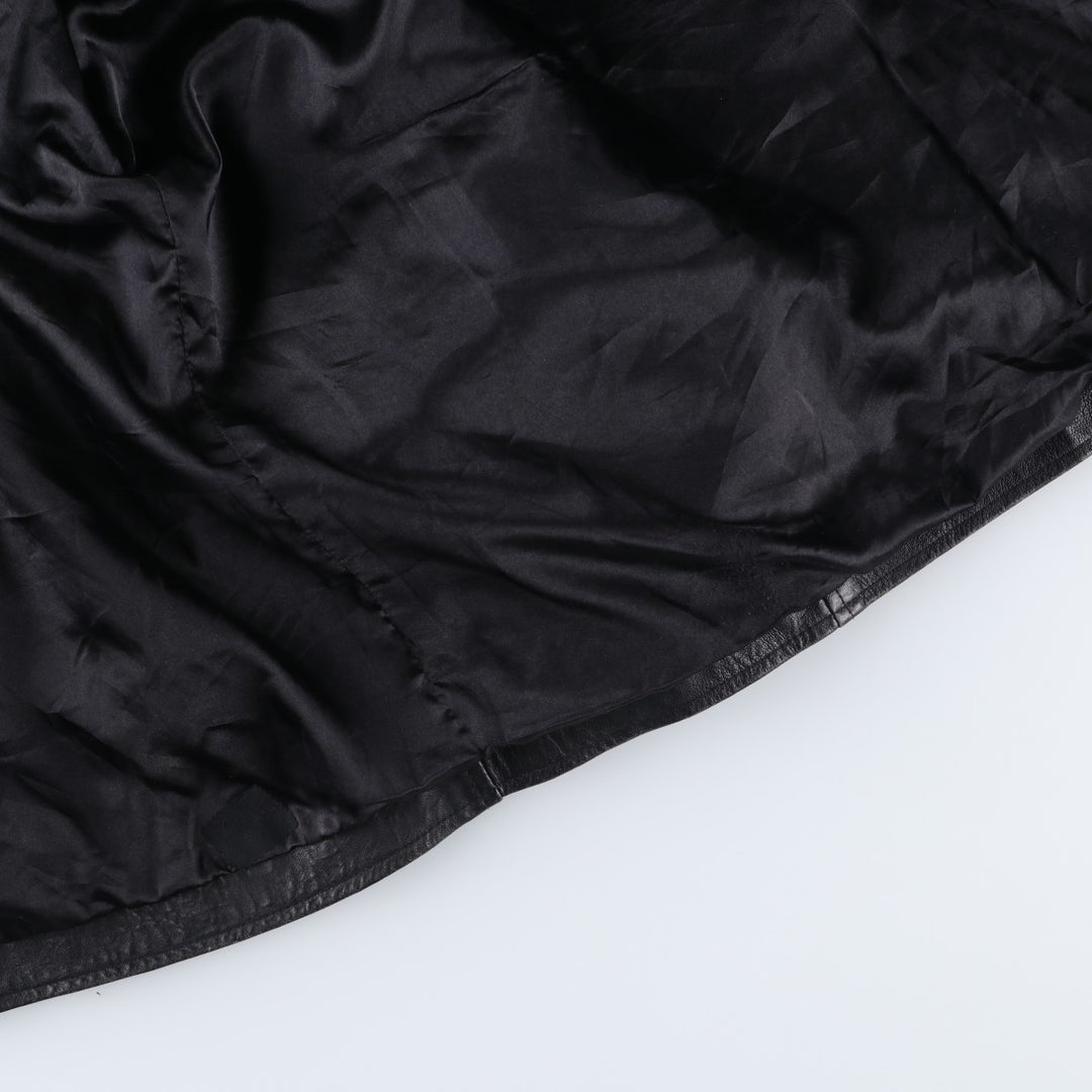 EASTWIND Leather Jacket Men's XXL Genuine Leather Lamb Leather black type Vintage Second Hand