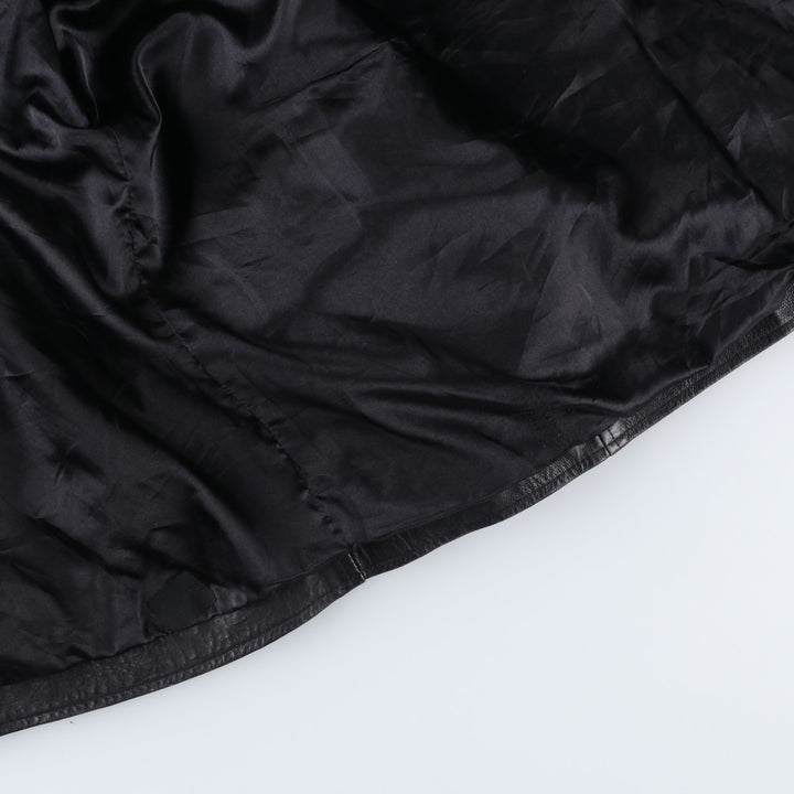 EASTWIND Leather Jacket Men's XXL Genuine Leather Lamb Leather black type Vintage Second Hand