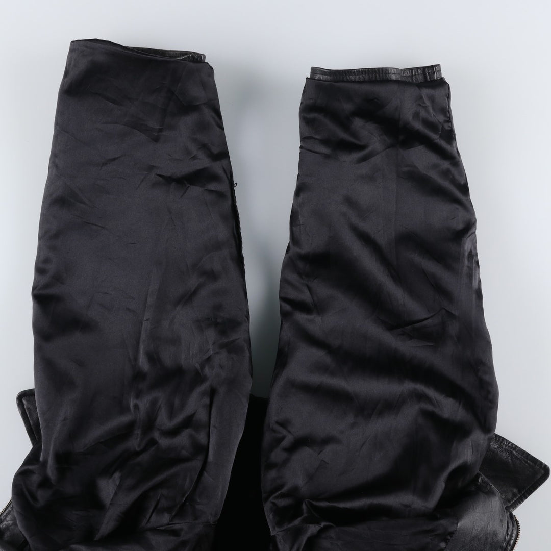 EASTWIND Leather Jacket Men's XXL Genuine Leather Lamb Leather black type Vintage Second Hand