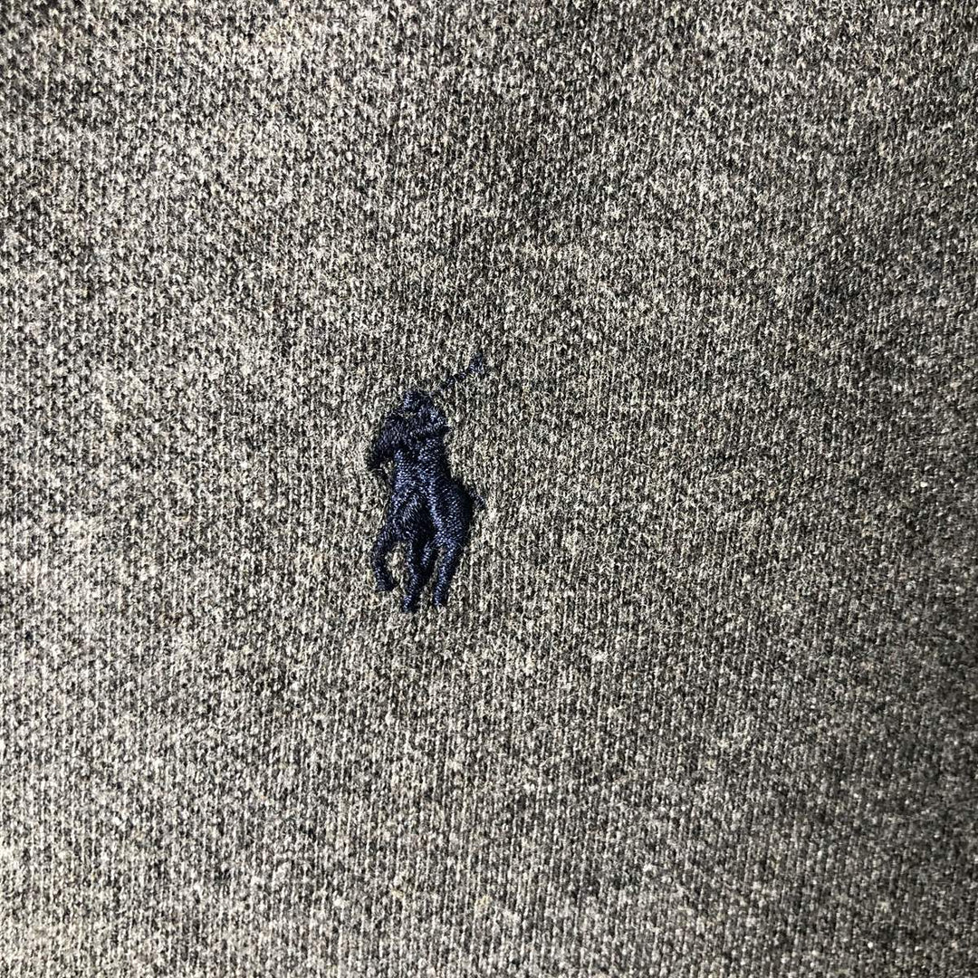 Ralph Lauren POLO by Ralph Lauren long sleeve polo shirt, men's size L cotton gray type Vintage Second Hand