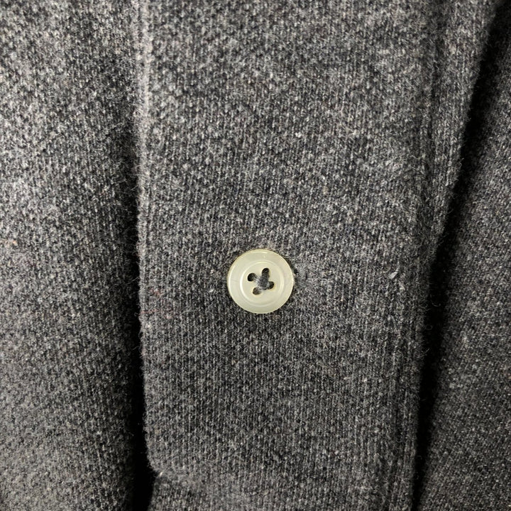 Ralph Lauren POLO by Ralph Lauren long sleeve polo shirt, men's size L cotton gray type Vintage Second Hand