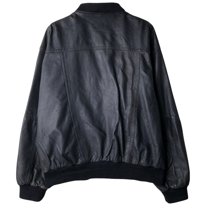 NEW FAST Leather Blouson Men's Size L genuine leather black type Vintage Second Hand