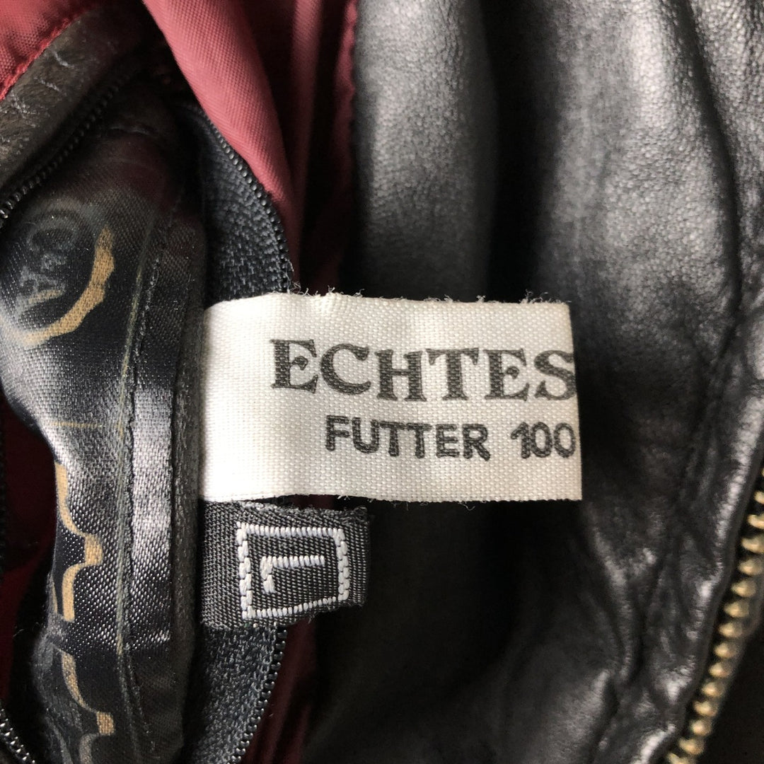 NEW FAST Leather Blouson Men's Size L genuine leather black type Vintage Second Hand