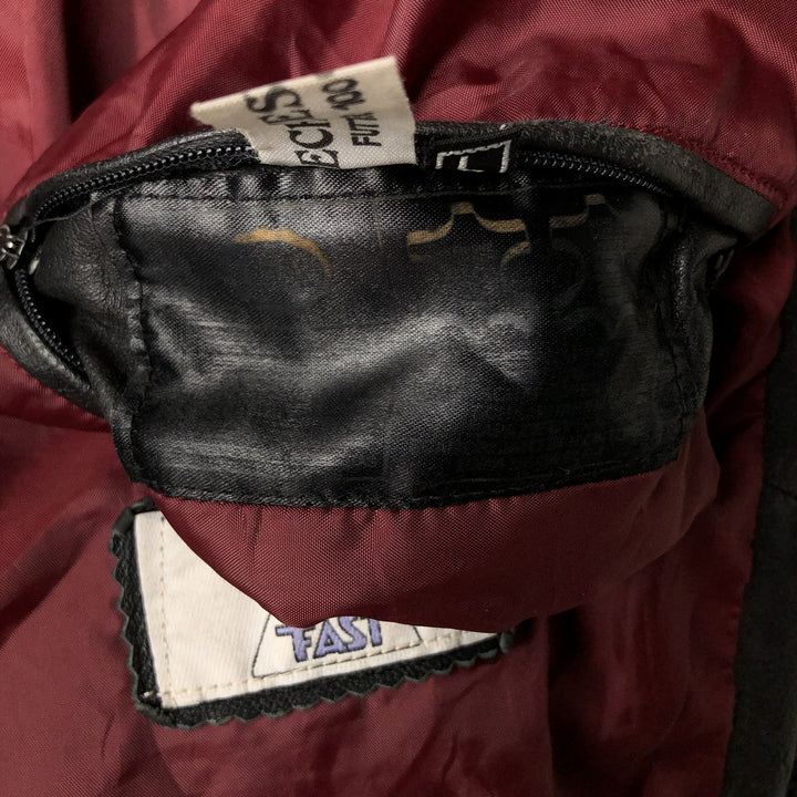 NEW FAST Leather Blouson Men's Size L genuine leather black type Vintage Second Hand