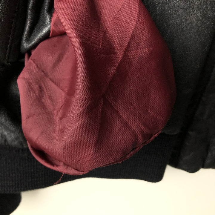 NEW FAST Leather Blouson Men's Size L genuine leather black type Vintage Second Hand