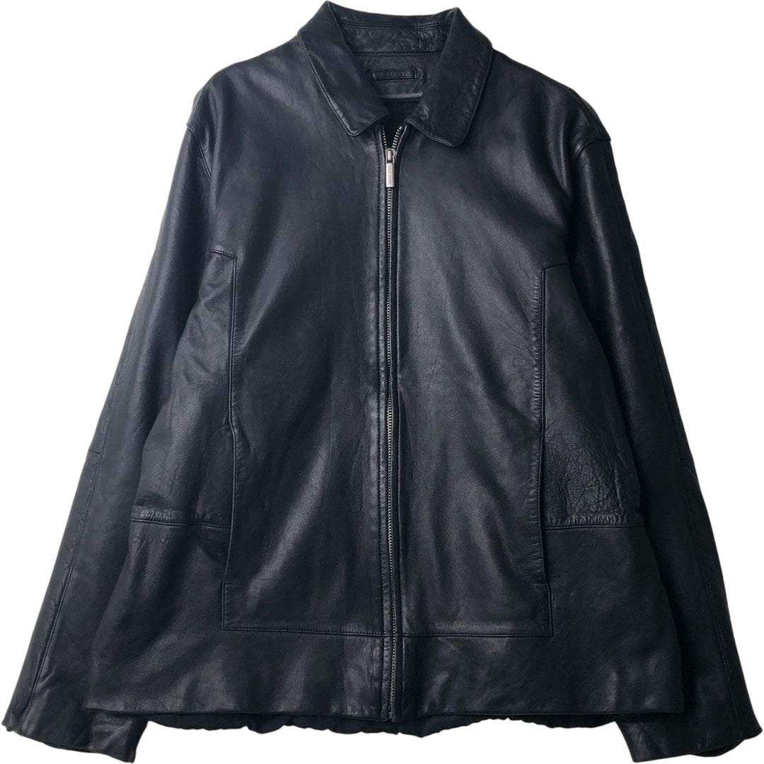 Wilsons Leather Pelle Studio Swing Top Leather Blouson, Men's Size L genuine leather black type Vintage Second Hand