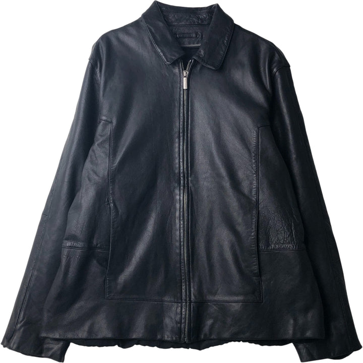 Wilsons Leather Pelle Studio Swing Top Leather Blouson, Men's Size L genuine leather black type Vintage Second Hand
