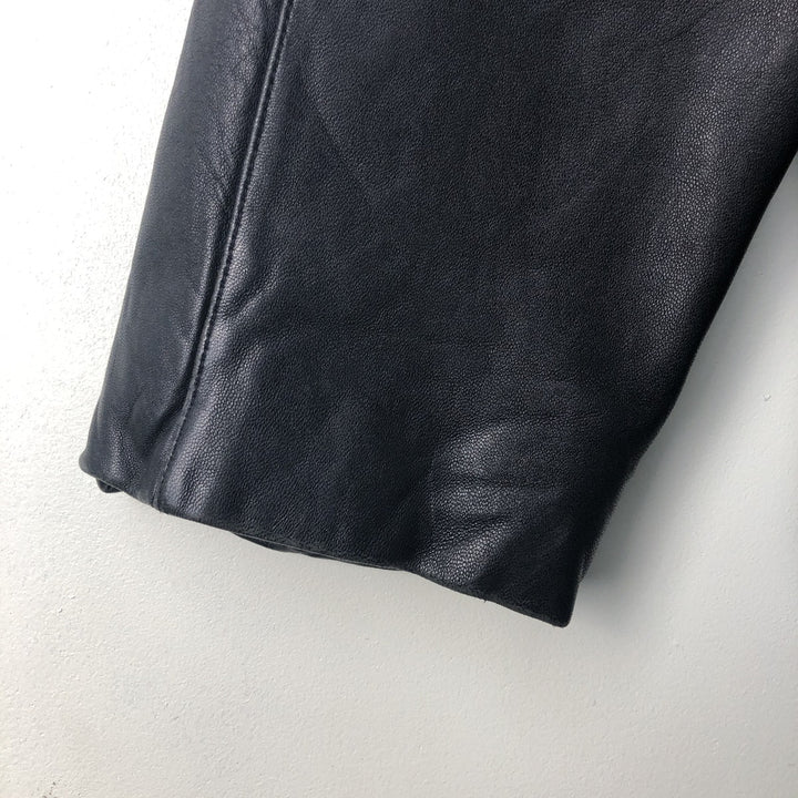 Wilsons Leather Pelle Studio Swing Top Leather Blouson, Men's Size L genuine leather black type Vintage Second Hand
