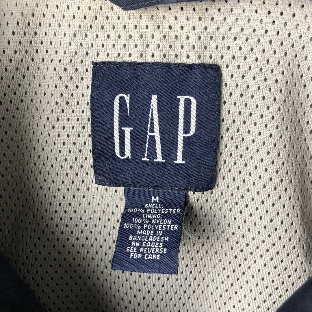 Vintage 90s-00'S GAP Anorak Jacket, Men's Size Medium polyester navy blue type Vintage Second Hand
