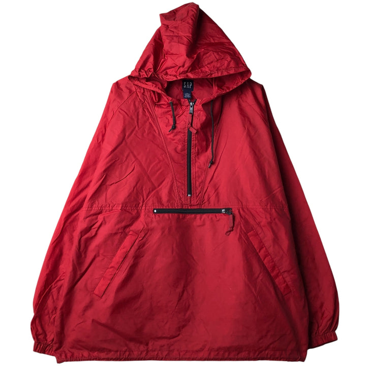 90s-00'S GAP Old Gap Anorak Parka Men's XXL Vintage Nylon red type Vintage Second Hand