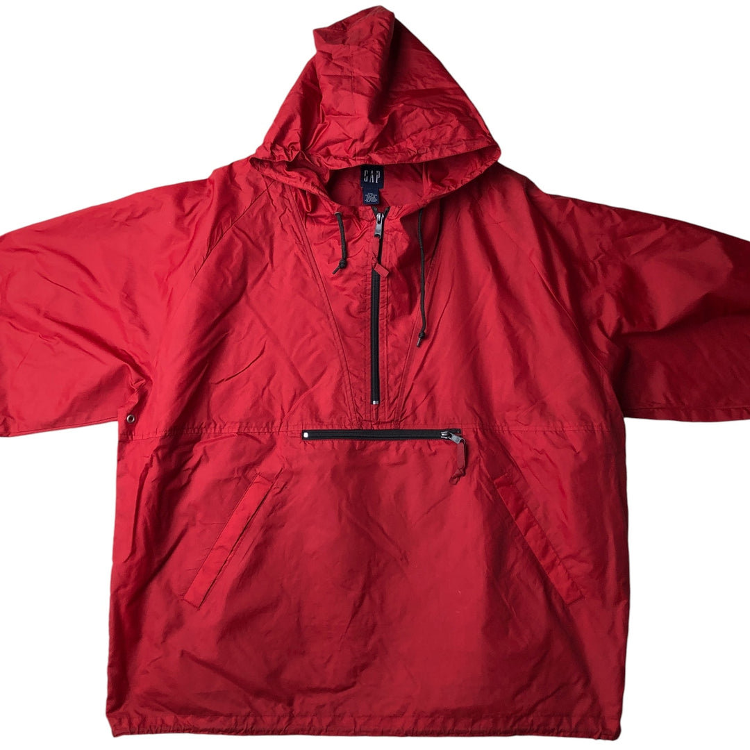 90s-00'S GAP Old Gap Anorak Parka Men's XXL Vintage Nylon red type Vintage Second Hand