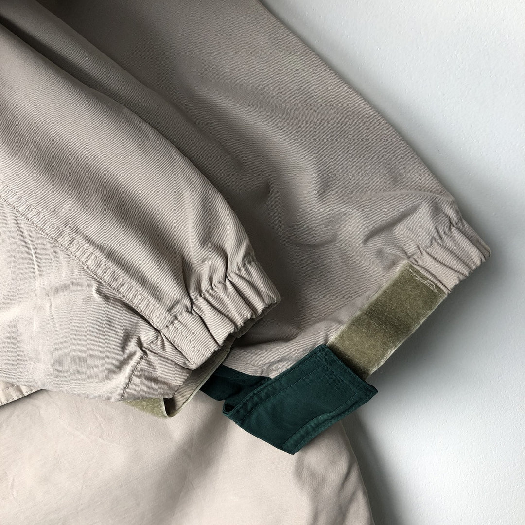 Vintage 90s-00'S Timberland windbreaker, men's size L cotton Beige type Vintage Second Hand