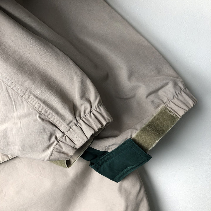 Vintage 90s-00'S Timberland windbreaker, men's size L cotton Beige type Vintage Second Hand