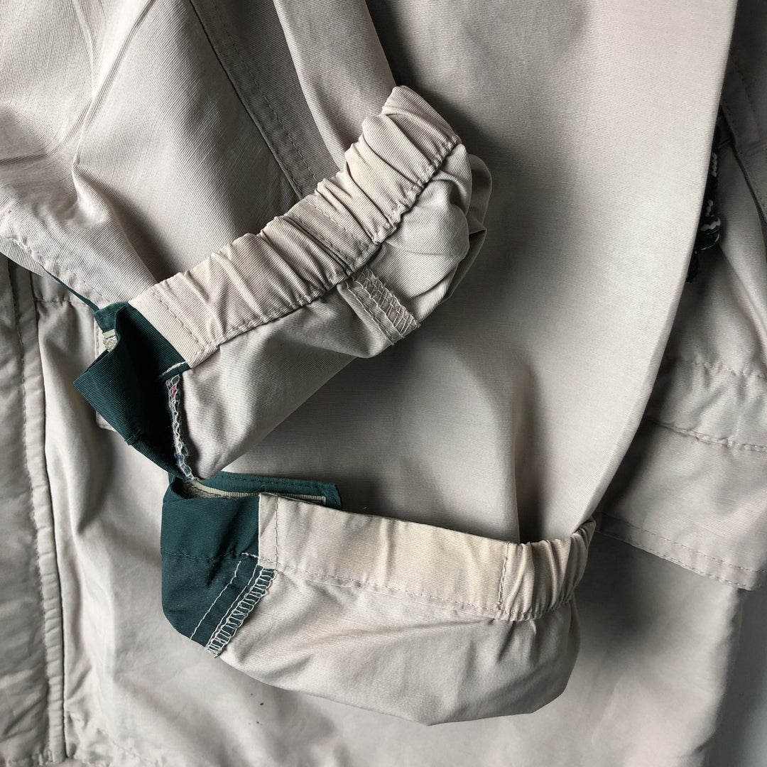 Vintage 90s-00'S Timberland windbreaker, men's size L cotton Beige type Vintage Second Hand