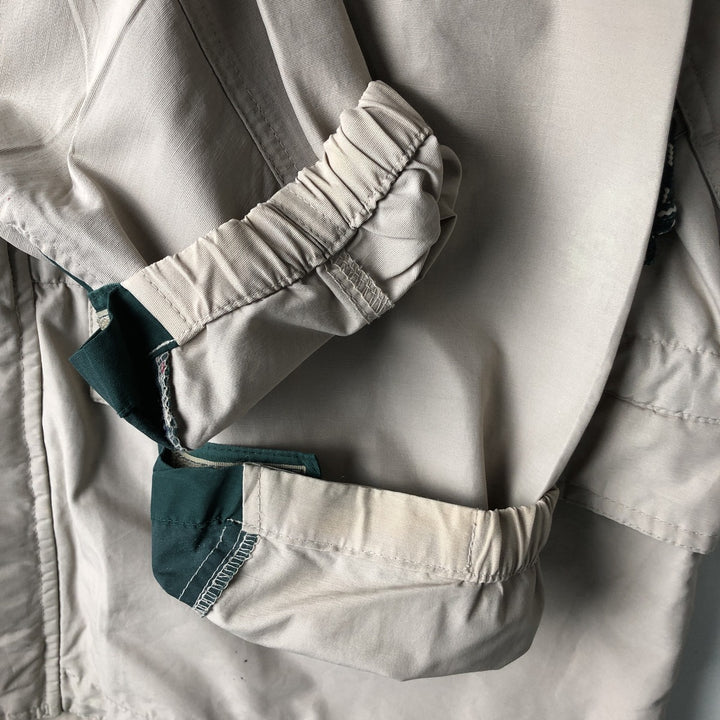 Vintage 90s-00'S Timberland windbreaker, men's size L cotton Beige type Vintage Second Hand